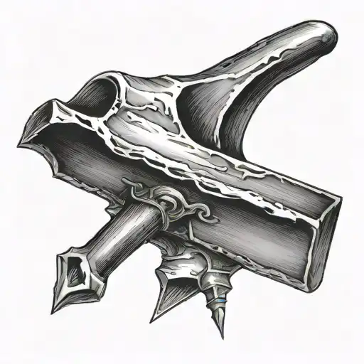 anvil tattoo design idea