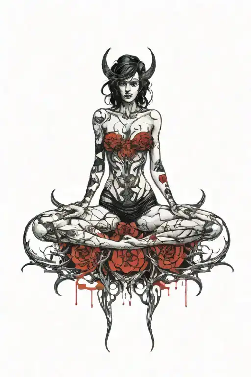 succubus womb tattoo tattoo design idea