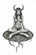 succubus tattoo design idea