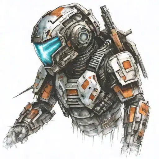 dead space themed tattoo tattoo design idea