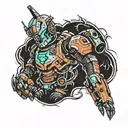 dead space rig tattoo design idea