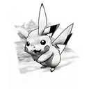pikachu tattoo design idea