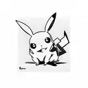 pikachu tattoo design idea
