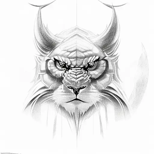 dodge challenger, King Kohli tattoo design idea