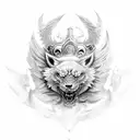 dodge challenger, King Kohli tattoo design idea