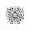 Constellations formed by zodiac signs tattoo design idea