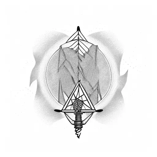 energy trading with wind plant tattoo design idea