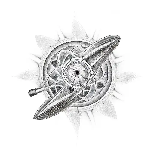 energy trading with wind plant tattoo design idea