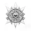 Azathoth tattoo design idea