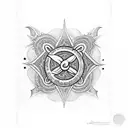 Azathoth tattoo design idea