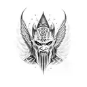 lucifer tattoo design idea