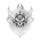 lucifer tattoo design idea