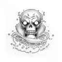 one piece whitebeard tattoo design idea