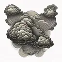 storm cloud  tattoo design idea