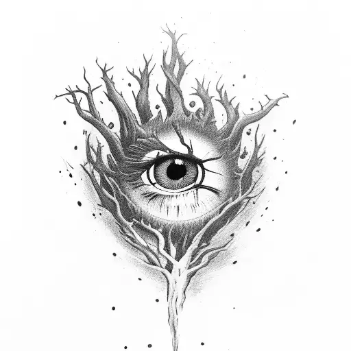 the Dauntless flames being cupped by Abnegation hands, the Amity tree roots growing beneath an Erudite eye, which is bal tattoo design idea