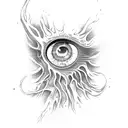 the Dauntless flames being cupped by Abnegation hands, the Amity tree roots growing beneath an Erudite eye, which is bal tattoo design idea