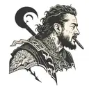 Post Malone tattoo design idea