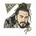 Post Malone tattoo design idea