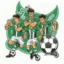 palmeiras team soccer tattoo design idea