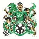 palmeiras team soccer tattoo design idea