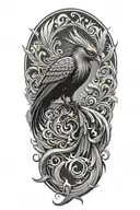 phoenix tattoo design idea