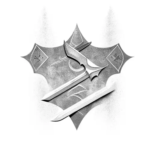 excalibur tattoo design idea
