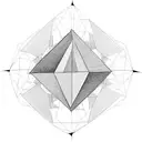 triangle, square, circle with unique silent tattoo design idea