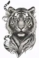 tiger tattoo design idea