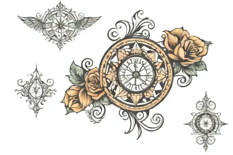 cordoba capital coordinates tattoo design idea