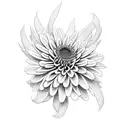 Chrysanthemum tattoo design idea