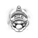 Super Mario  tattoo design idea