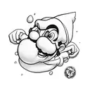 Super Mario  tattoo design idea