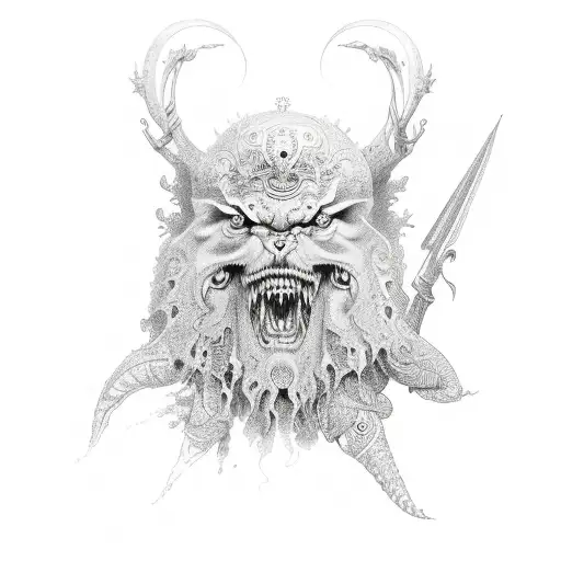 Slavic and Barock tattoo design idea