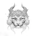 Slavic and Barock tattoo design idea