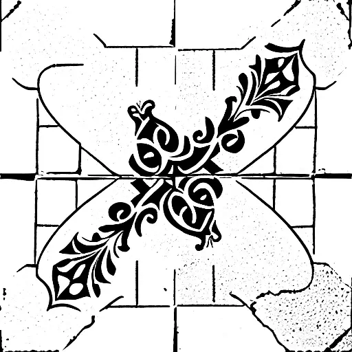 portuguese tile tattoo design idea