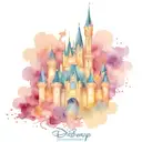 disney castle tattoo design idea