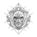 creation of Adam tattoo design idea
