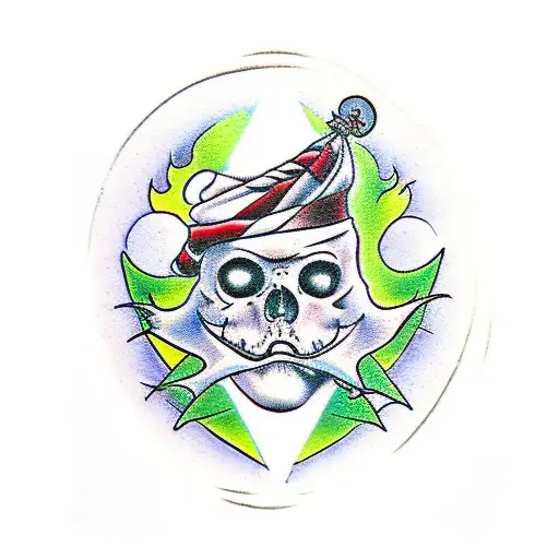 tarot card the fool tattoo design idea