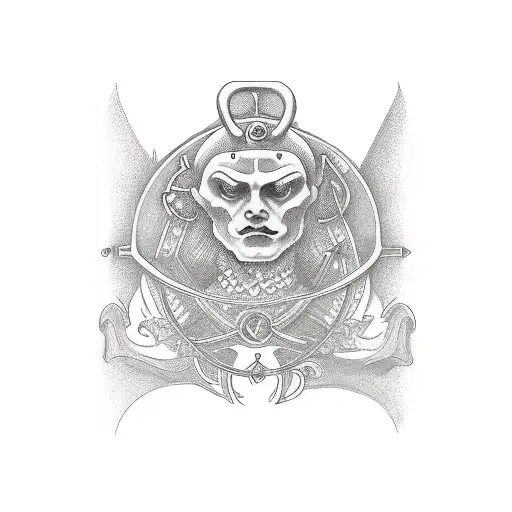 tarot card the fool tattoo design idea