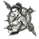 Tomb Raider tattoo design idea