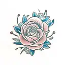 jasmine flower  tattoo design idea