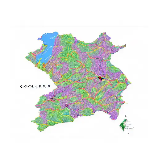 mapa of Colombia  tattoo design idea