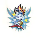 Jimmy Neutron tattoo design idea