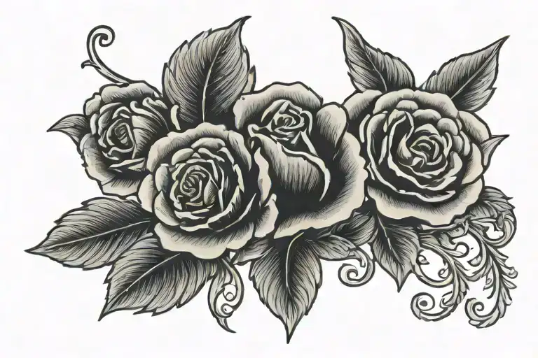 Roman's 8:18 tattoo design idea