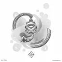 Ariana grande 7 rings lyrics, money  tattoo design idea