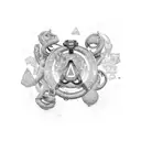 Ariana grande 7 rings lyrics, money  tattoo design idea