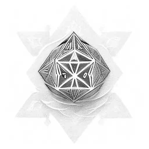 Dice tattoo design idea