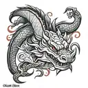 mushu mulan tattoo design idea