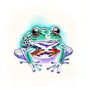 frog tattoo design idea