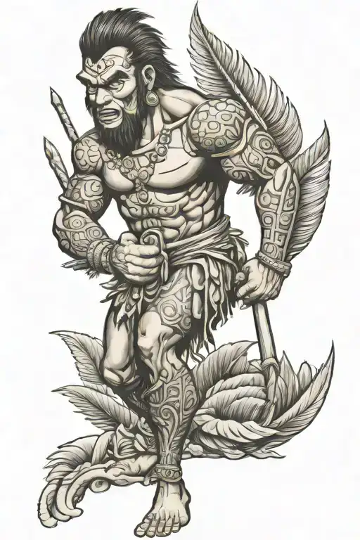 lapu lapu whole body tattoo design idea